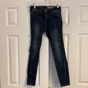 Pilot and the Letterpress Jeans by Anthropologie Mid-rose skinny size 26